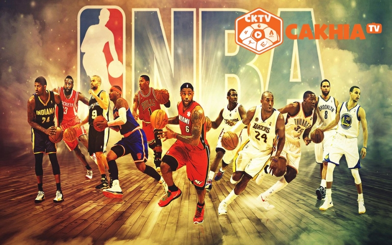 Cakhia TV phát sóng đa dạng các giải đấu bóng rổ như NBA