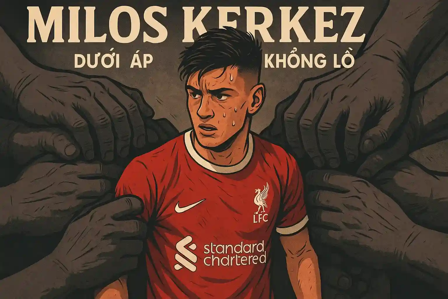 Milos Kerkez sẽ phải đối mặt với áp lực khổng lồ khi thi đấu cho Liverpool